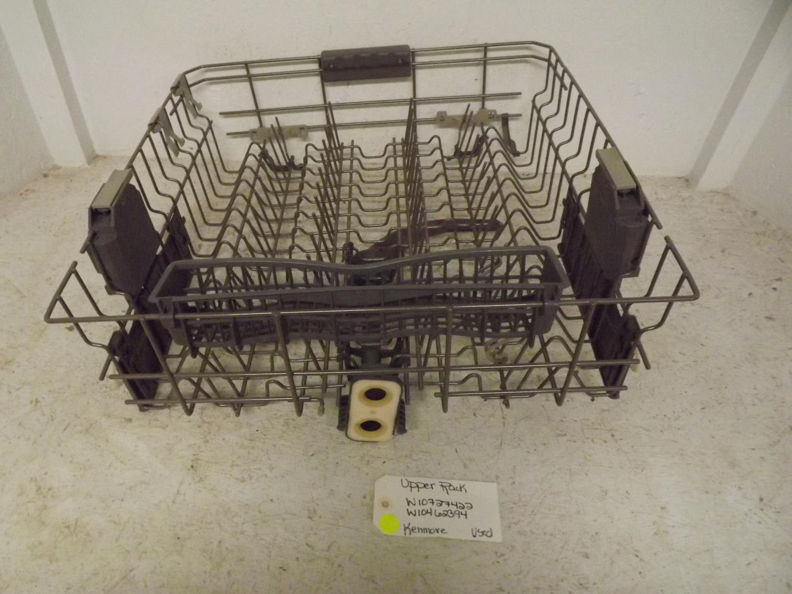 Kenmore Dishwasher W10727422 W10462394 Upper Rack Used Kenmore Dishwasher W10727422 W10462394 Upper Rack Used